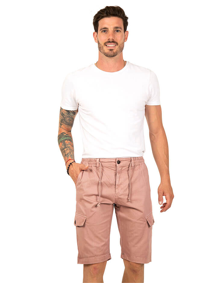Bermuda tipo cargo para hombre Mod. BM005 pack B - Mayoreo Mixcalco