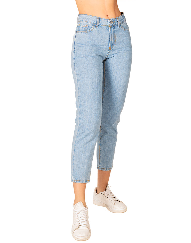 Pantalón de mezclilla corte Mom Jeans para mujer Mod. 8742g-1 - Mayoreo  Mixcalco